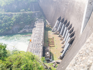 Image showing concrete dam