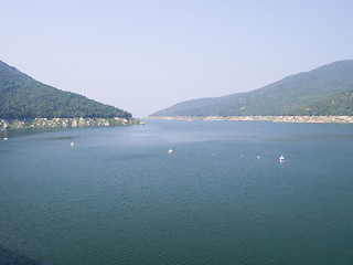 Image showing hydro electric dam, bhumibol dam