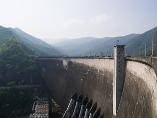 Image showing concrete dam