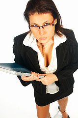 Image showing Sexy business woman