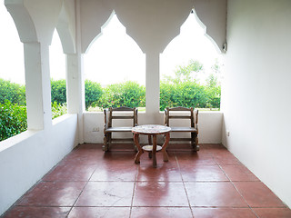 Image showing child wooden chair