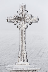 Image showing religion symbol calvary cross outdoor