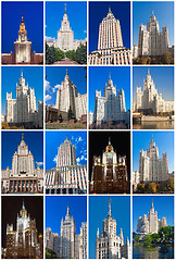 Image showing Moscow Skyscrapers