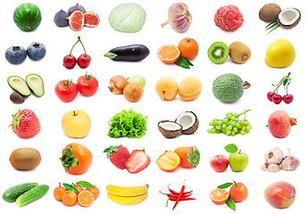 Image showing Fruits and Vegetables