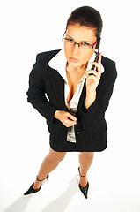 Image showing Sexy business woman