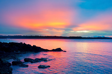 Image showing Philippines sunset