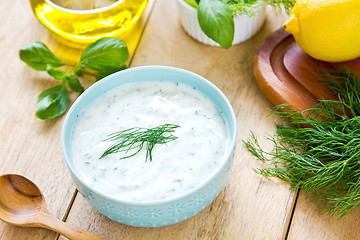 Image showing Yogurt dressing