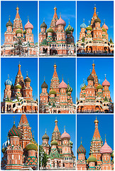 Image showing Saint Basil Cathedral  in Moscow