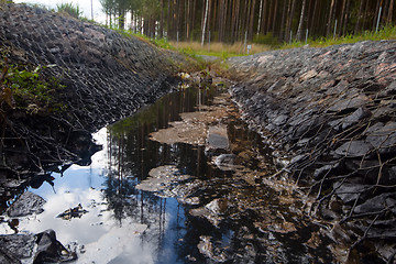 Image showing pool with engine oil