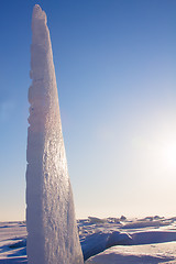 Image showing ice on the sun