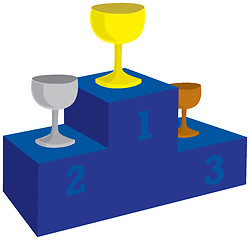 Image showing Award podium