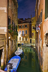 Image showing Venice at night