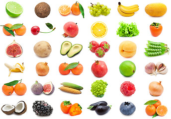 Image showing Fruits and Vegetables