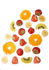 Image showing Collection of fruit