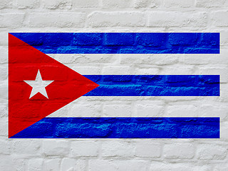 Image showing National Cuban flag