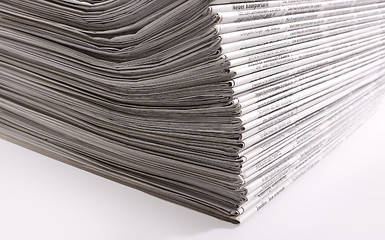 Image showing lots of newspapers