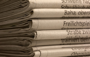 Image showing lots of newspapers