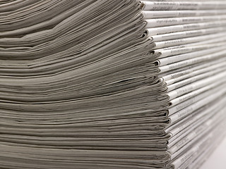 Image showing lots of newspapers