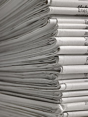 Image showing lots of newspapers