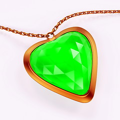 Image showing Emerald gems