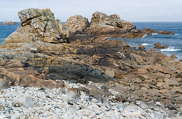 Image showing Pink Granite Coast