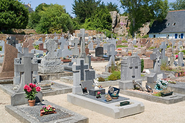 Image showing breton cemetery