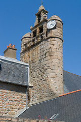 Image showing historic steeple