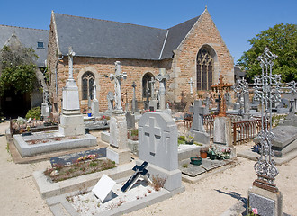 Image showing breton cemetery