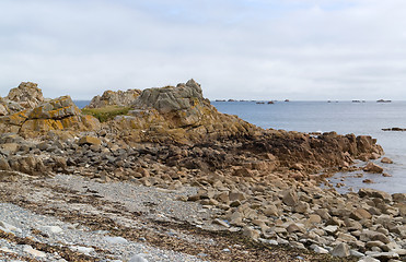 Image showing Pink Granite Coast