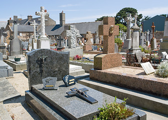 Image showing breton cemetery