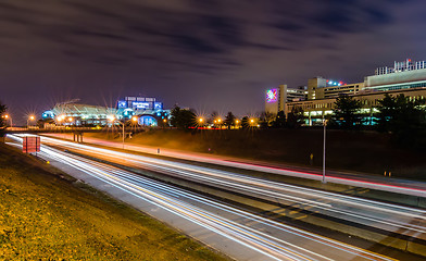 Image showing Charlotte dECEMBER 21, 2013. The Bank of America Stadium is home