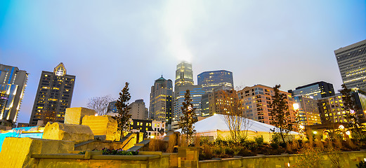 Image showing charlotte city skyline 