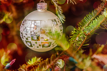 Image showing christmas tree ornaments and decorations