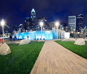 Image showing charlotte city skyline 