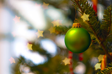 Image showing christmas tree ornaments and decorations