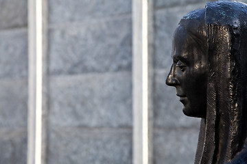 Image showing Cemetery Statue