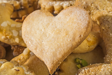 Image showing German christmas cake heart