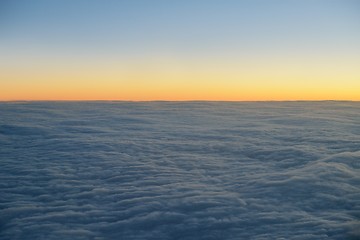 Image showing clouds on sunset