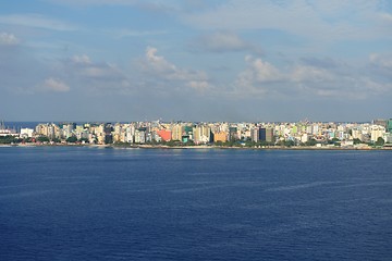 Image showing Male city skyline