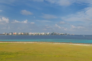 Image showing Male city skyline