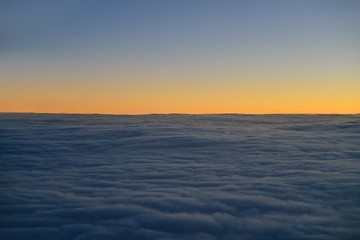 Image showing clouds on sunset