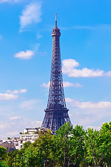 Image showing Eiffel Tower in Paris