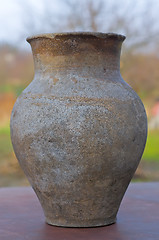 Image showing Old clay pot.