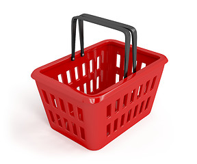 Image showing Empty shopping basket