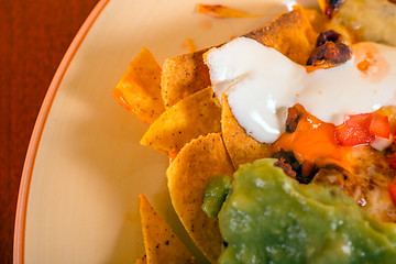 Image showing Delicious mexican food on a plate