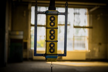 Image showing Industrial control panel