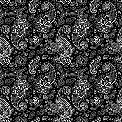 Image showing Seamless Paisley background.