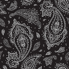 Image showing Seamless Paisley background.