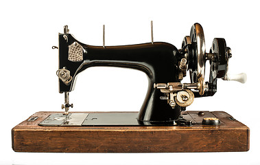 Image showing Vintage sewing machine