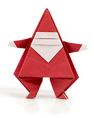 Image showing Santa Claus made of paper